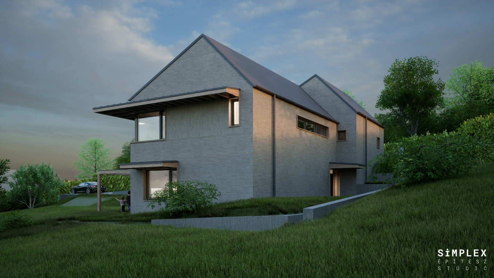 single family passive house passzív családi ház